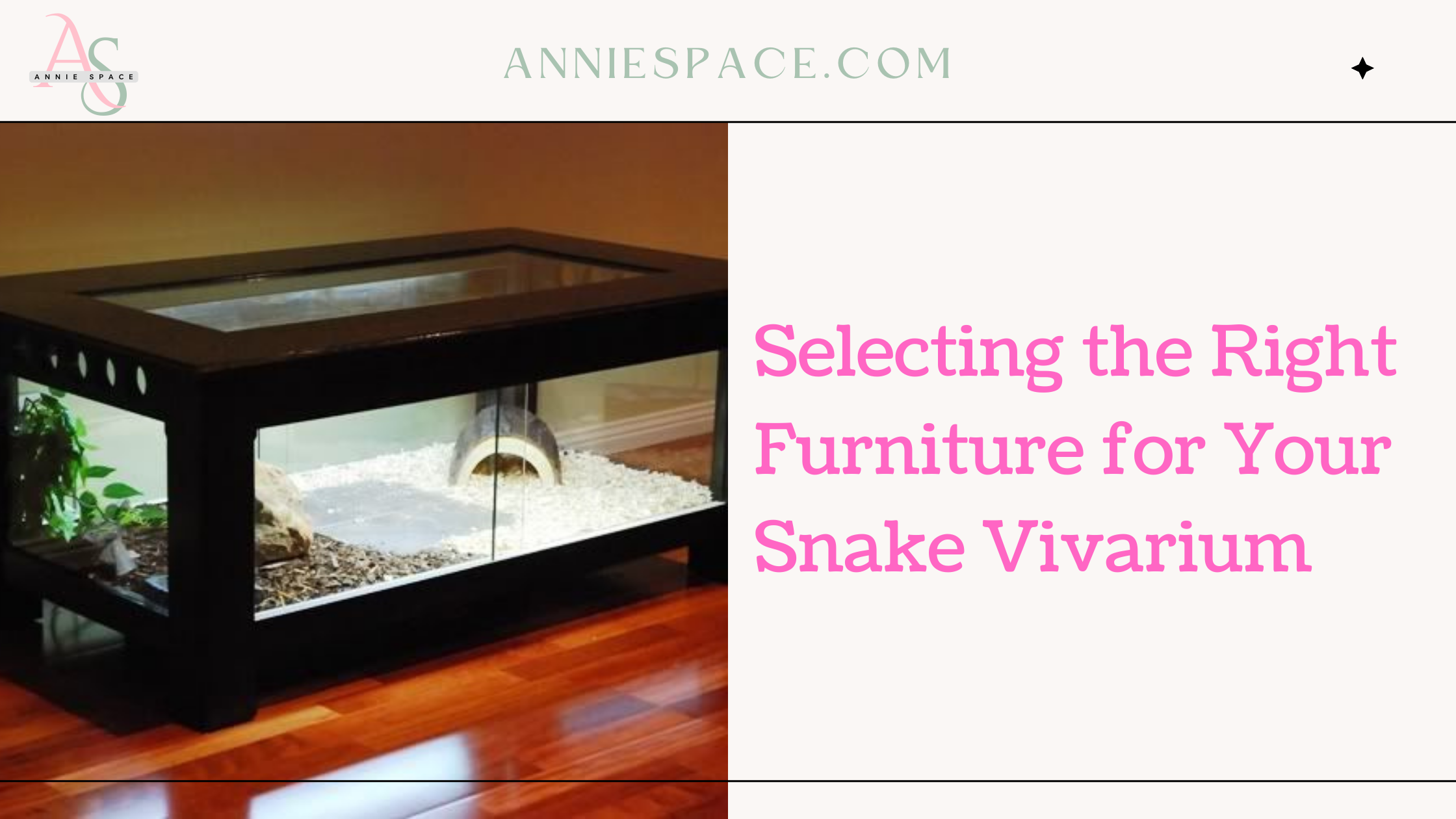 Selecting the Right Furniture for Your Snake Vivarium