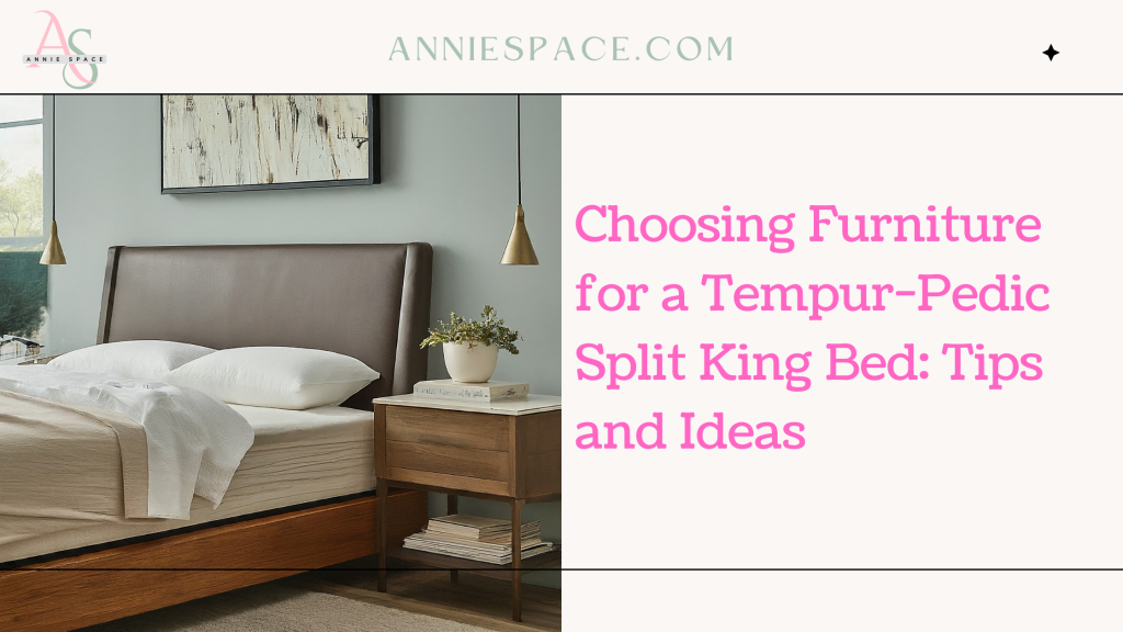 Choosing Furniture for a Tempur-Pedic Split King Bed: Tips and Ideas