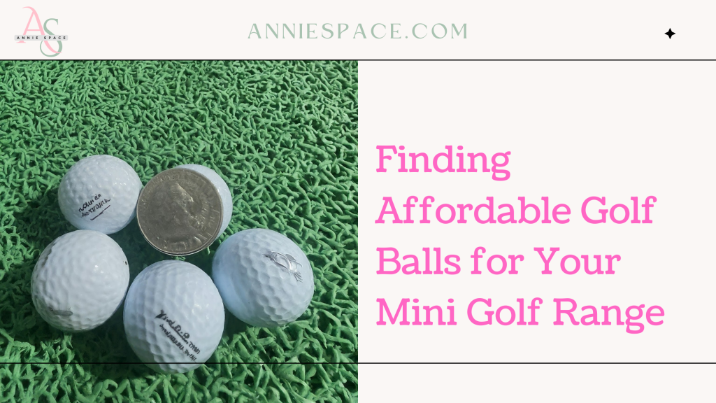 Finding Affordable Golf Balls for Your Mini Golf Range