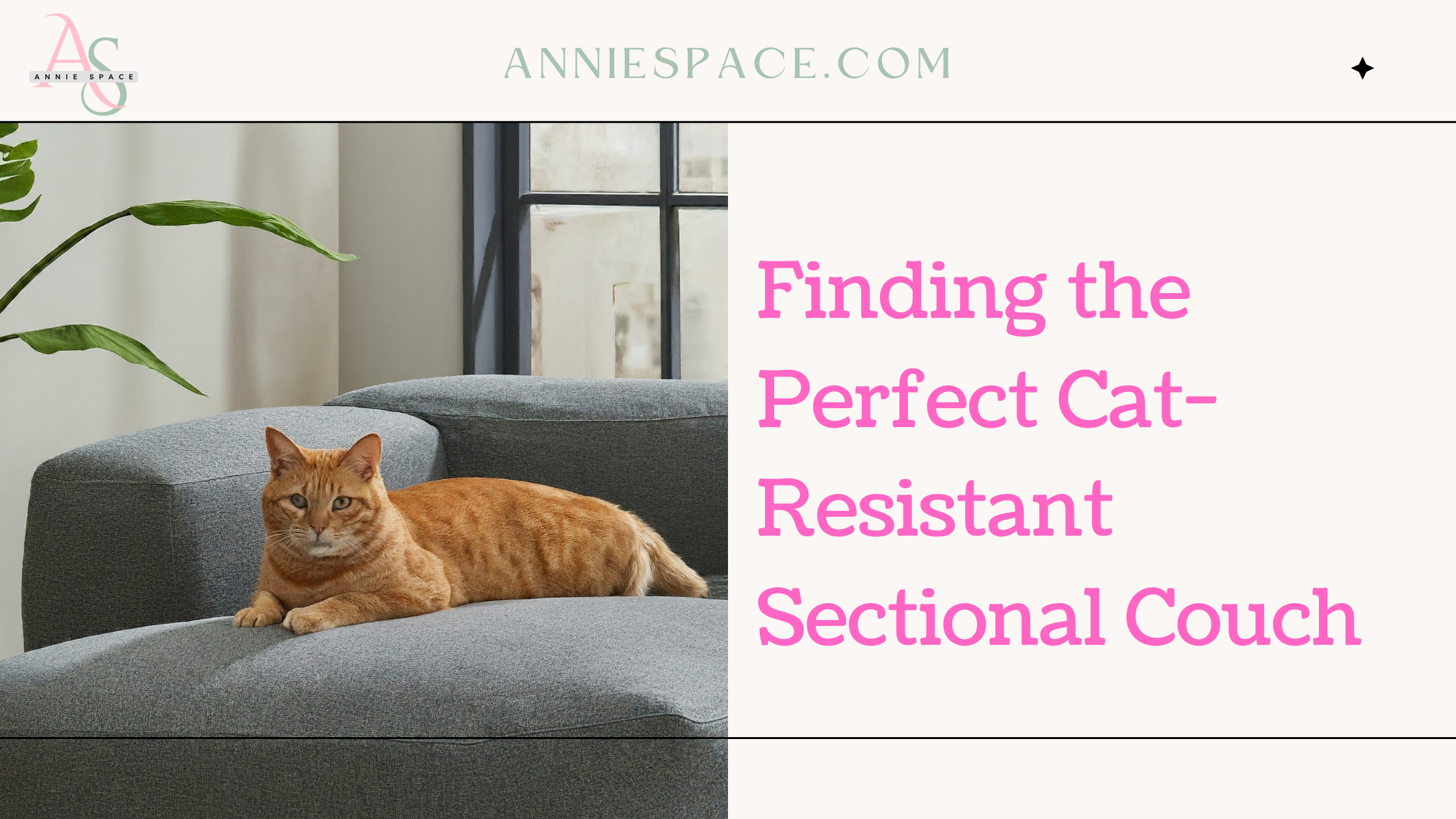 Finding the Perfect Cat-Resistant Sectional Couch