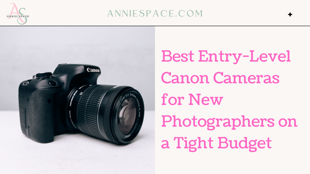 Best Entry-Level Canon Cameras for New Photographers on a Tight Budget