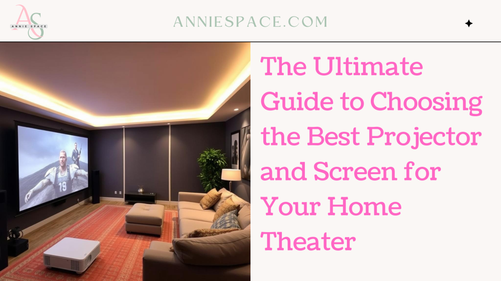 The Ultimate Guide to Choosing the Best Projector and Screen for Your Home Theater